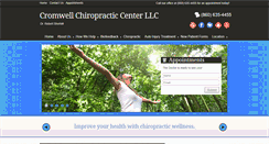 Desktop Screenshot of cromwellchiro.com